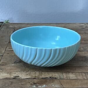 Franciscan Coronado Aqua Blue Swirl Large Serving Bowl 10.5"